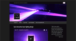 Desktop Screenshot of epiclasers.com